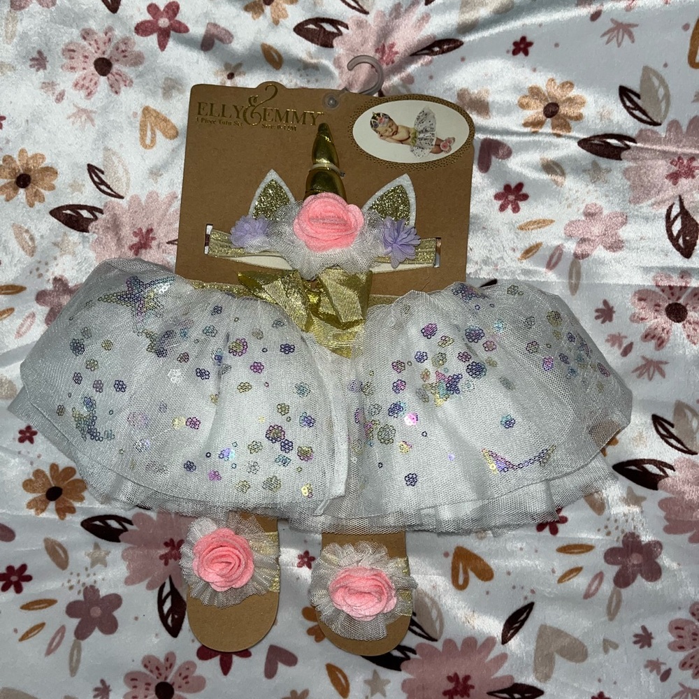 Unicorn 3 Piece Tutu Set